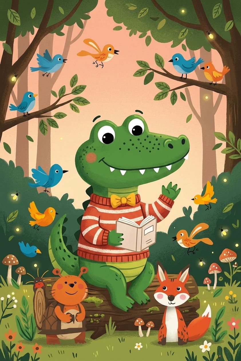 Children illustration style example