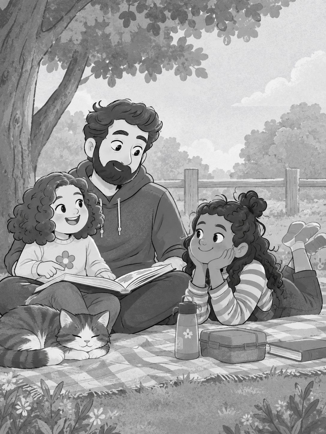Children illustration style example