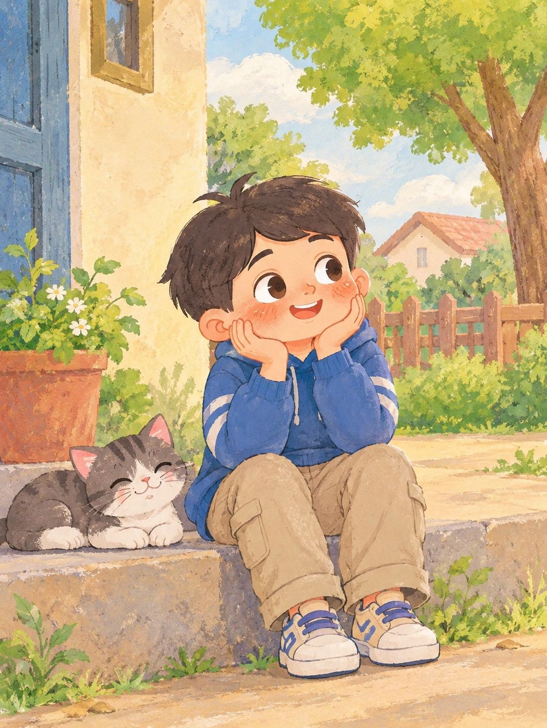 Children illustration style example